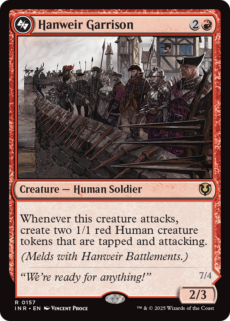 Hanweir Garrison [Innistrad Remastered] | Exor Games Bridgewater