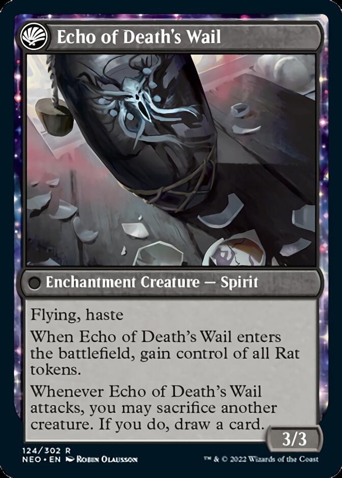 Tribute to Horobi // Echo of Death's Wail [Kamigawa: Neon Dynasty] | Exor Games Bridgewater