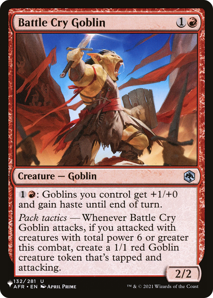 Battle Cry Goblin [The List Reprints] | Exor Games Bridgewater