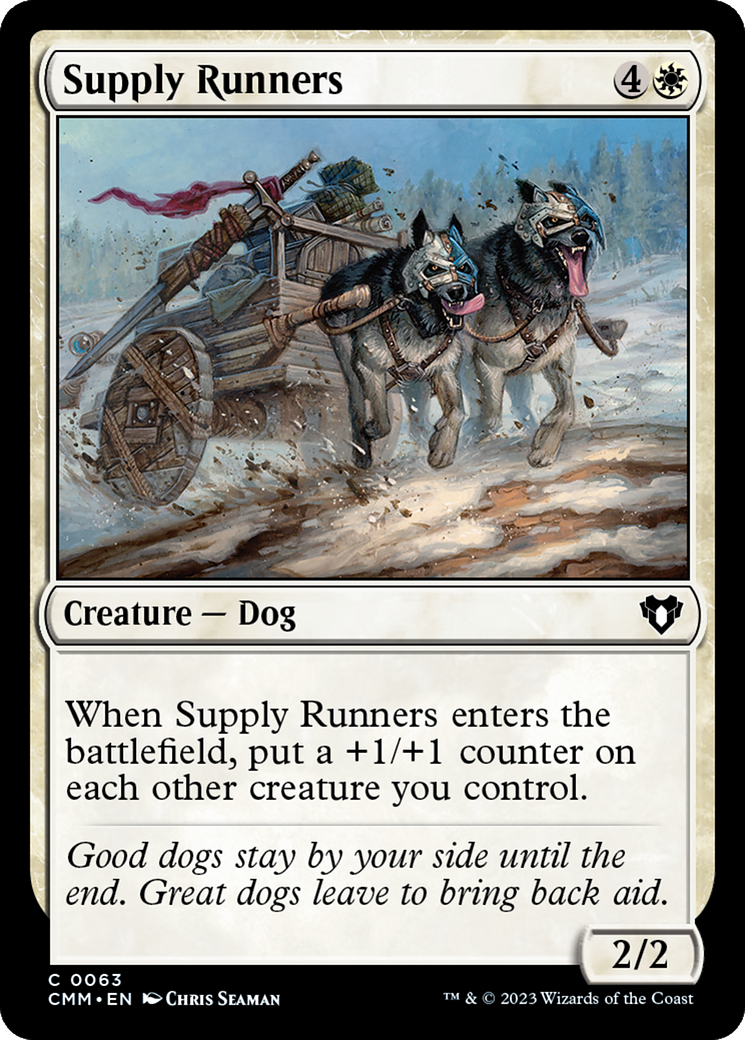 Supply Runners [Commander Masters] | Exor Games Bridgewater