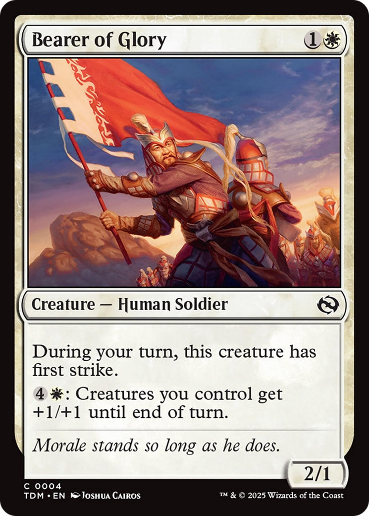 Bearer of Glory [Tarkir: Dragonstorm] | Exor Games Bridgewater