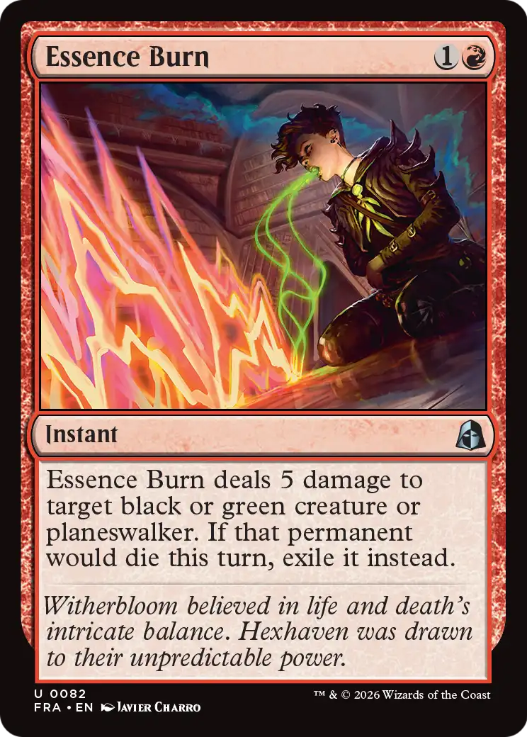 Essence Burn [Reality Fracture] | Exor Games Bridgewater