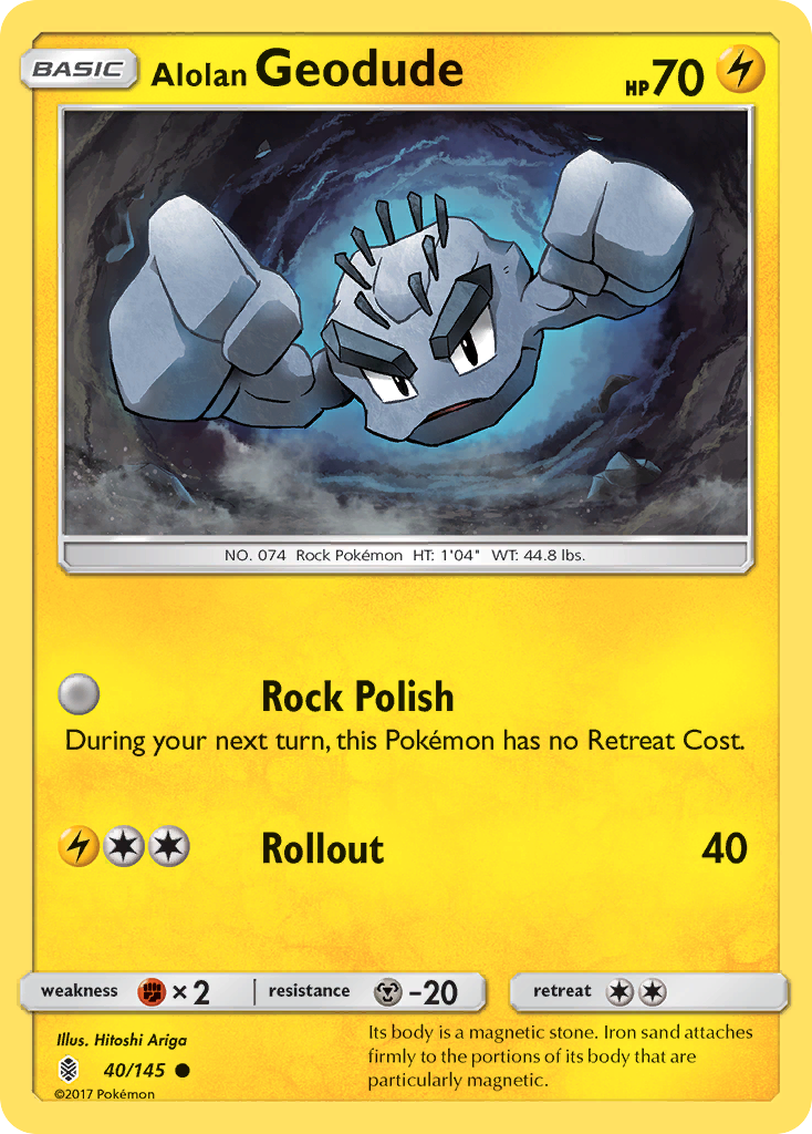 Alolan Geodude (40/145) [Sun & Moon: Guardians Rising] | Exor Games Bridgewater