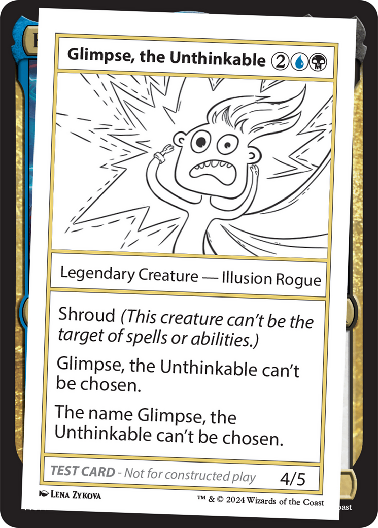 Glimpse, the Unthinkable [Mystery Booster 2 Playtest Cards] | Exor Games Bridgewater