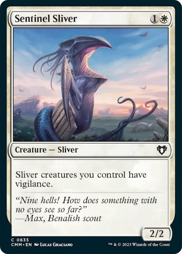 Sentinel Sliver [Commander Masters] | Exor Games Bridgewater