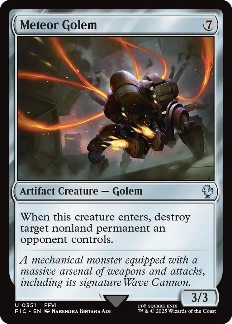 Meteor Golem [FINAL FANTASY Commander] | Exor Games Bridgewater
