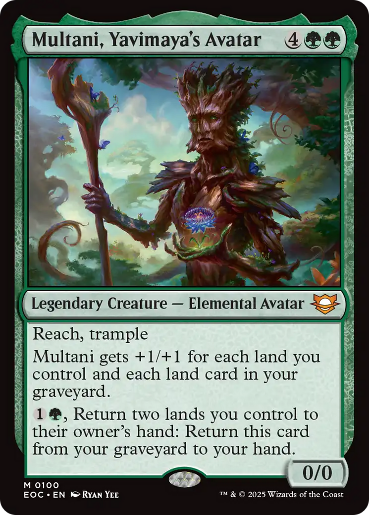 Multani, Yavimaya's Avatar [Edge of Eternities Commander] | Exor Games Bridgewater