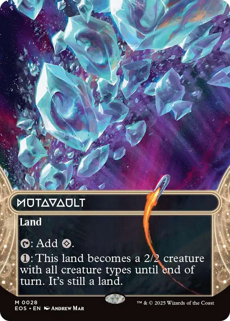 Mutavault (0028) (Borderless) [Edge of Eternities: Stellar Sights] | Exor Games Bridgewater