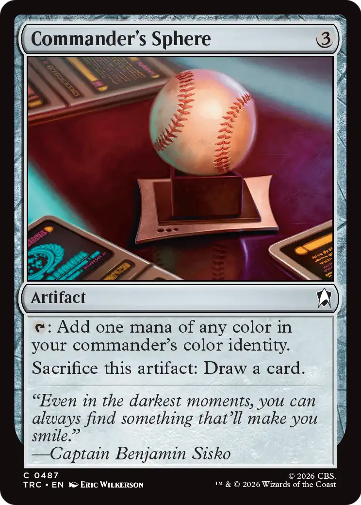 Commander's Sphere (Surge Foil) [Star Trek Commander] | Exor Games Bridgewater