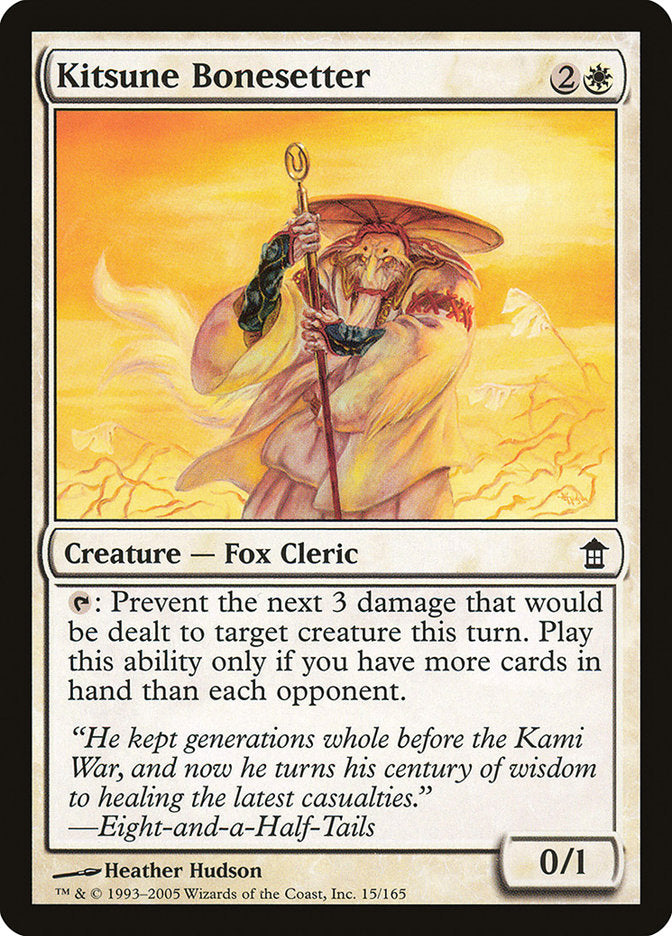 Kitsune Bonesetter [Saviors of Kamigawa] | Exor Games Bridgewater