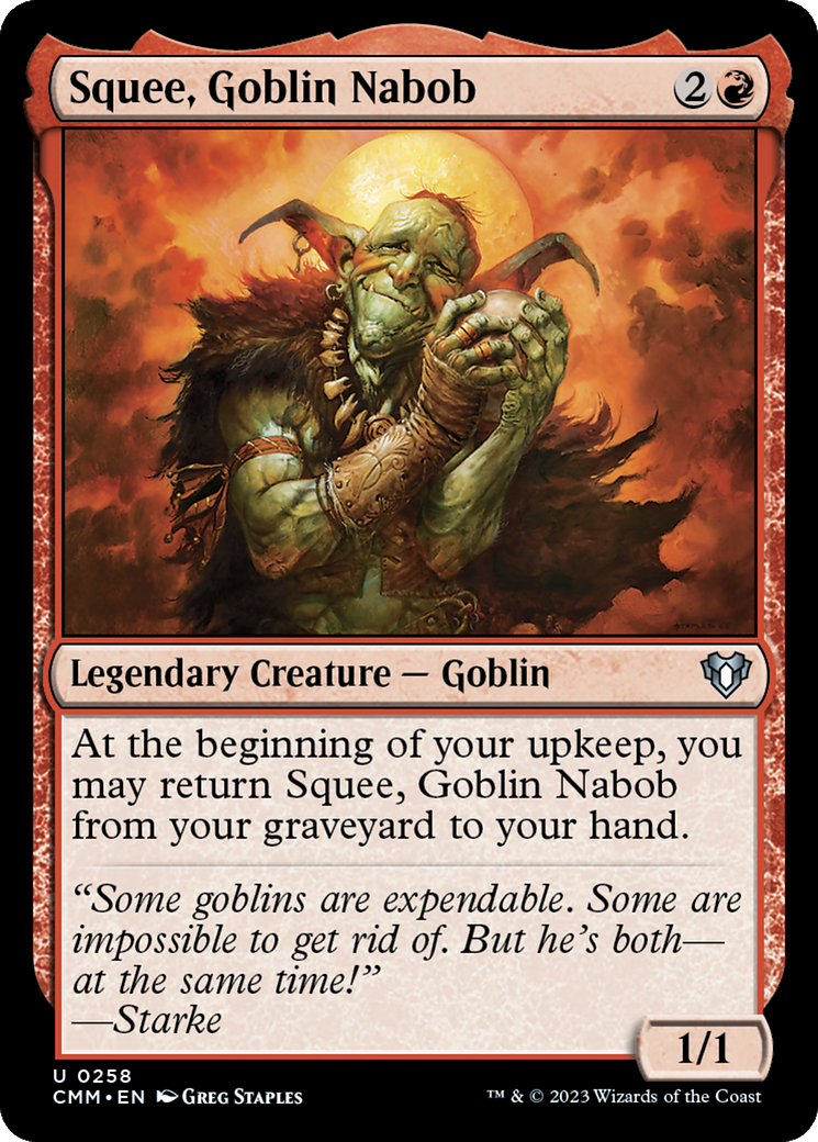 Squee, Goblin Nabob [Commander Masters] | Exor Games Bridgewater