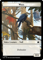 Wall // Intrepid Rabbit Double-Sided Token [Bloomburrow Tokens] | Exor Games Bridgewater