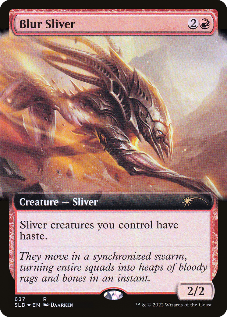 Blur Sliver (Extended Art) [Secret Lair Drop Promos] | Exor Games Bridgewater