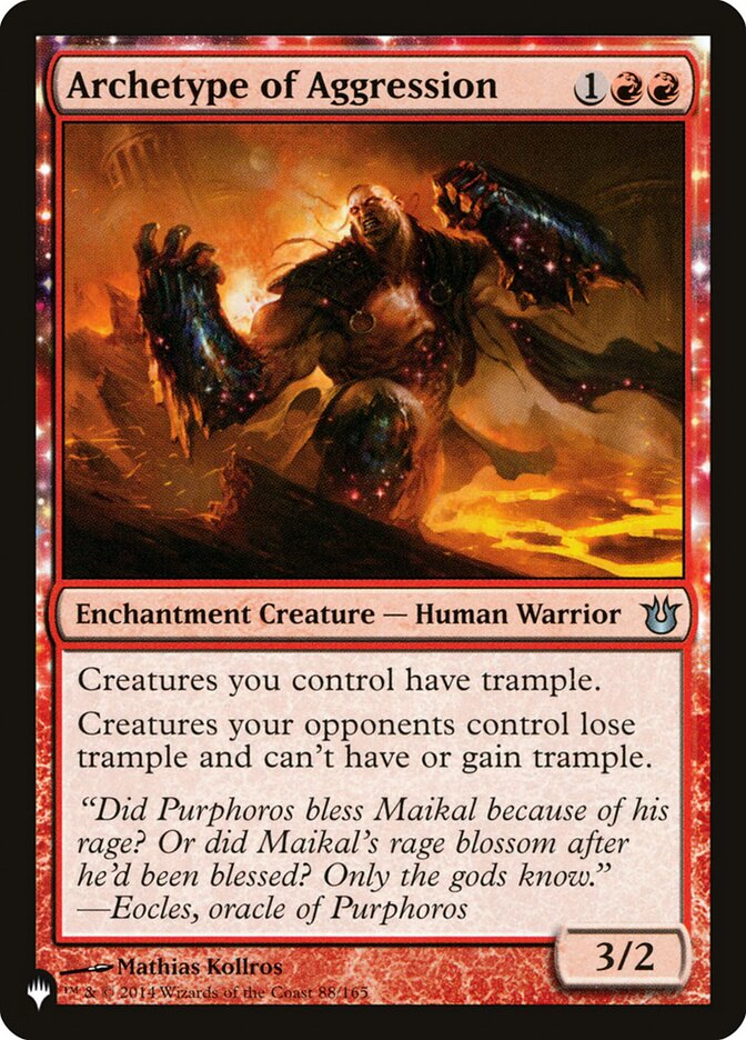 Archetype of Aggression [The List] | Exor Games Bridgewater