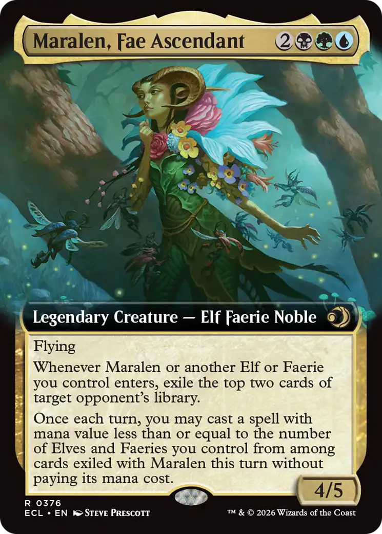 Maralen, Fae Ascendant (Extended Art) [Lorwyn Eclipsed] | Exor Games Bridgewater