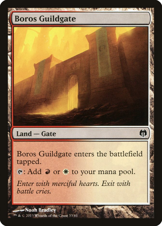 Boros Guildgate [Duel Decks: Heroes vs. Monsters] | Exor Games Bridgewater