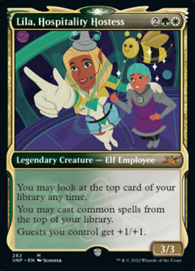 Lila, Hospitality Hostess (Showcase) [Unfinity] | Exor Games Bridgewater