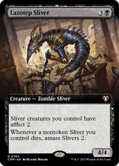 Lazotep Sliver (Extended Art) [Commander Masters] | Exor Games Bridgewater