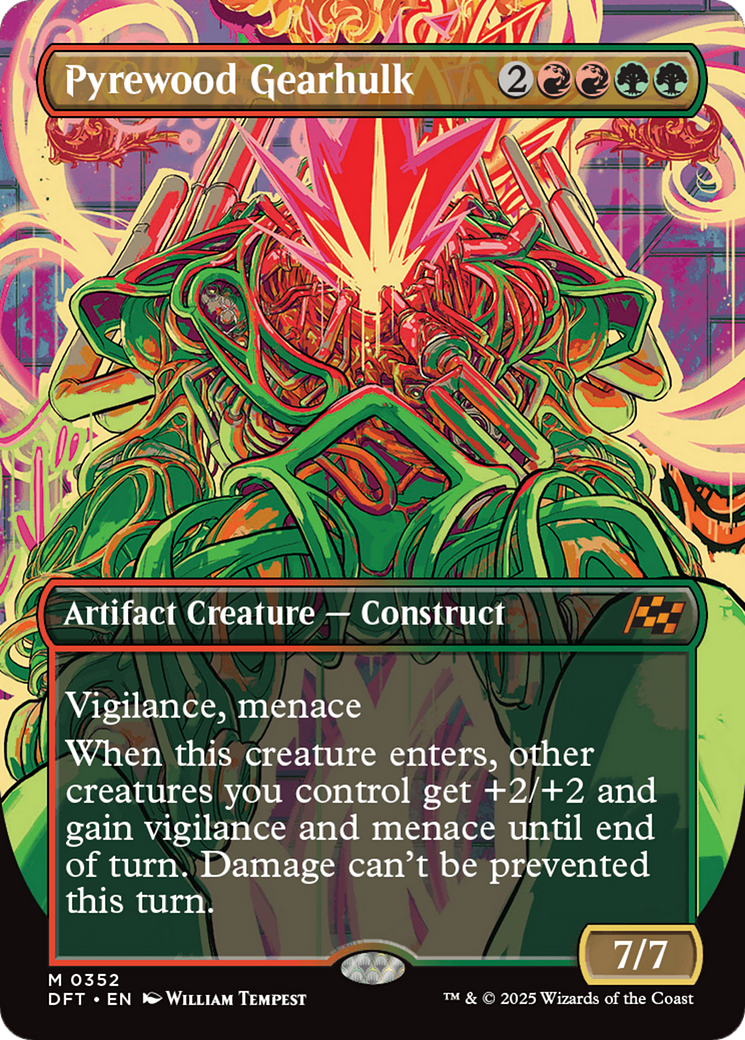 Pyrewood Gearhulk (Borderless) [Aetherdrift] | Exor Games Bridgewater