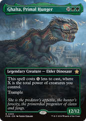 Ghalta, Primal Hunger (Borderless) [Foundations] | Exor Games Bridgewater