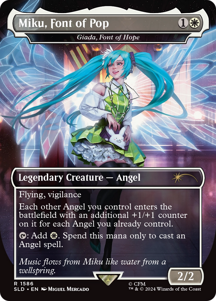 Miku, Font of Pop - Giada, Font of Hope [Secret Lair Drop Series] | Exor Games Bridgewater