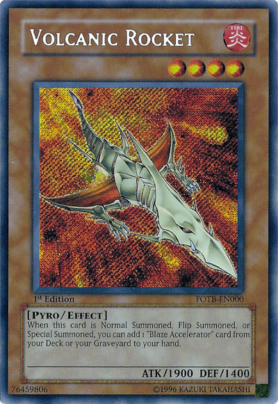 Volcanic Rocket [FOTB-EN000] Secret Rare | Exor Games Bridgewater