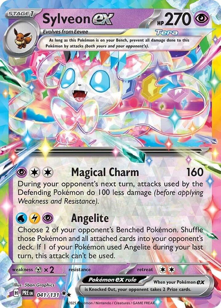 Sylveon ex (041/131) [Scarlet & Violet: Prismatic Evolutions] | Exor Games Bridgewater