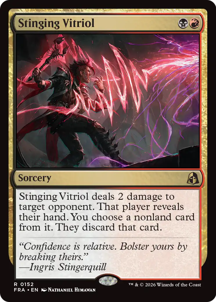 Stinging Vitriol [Reality Fracture] | Exor Games Bridgewater