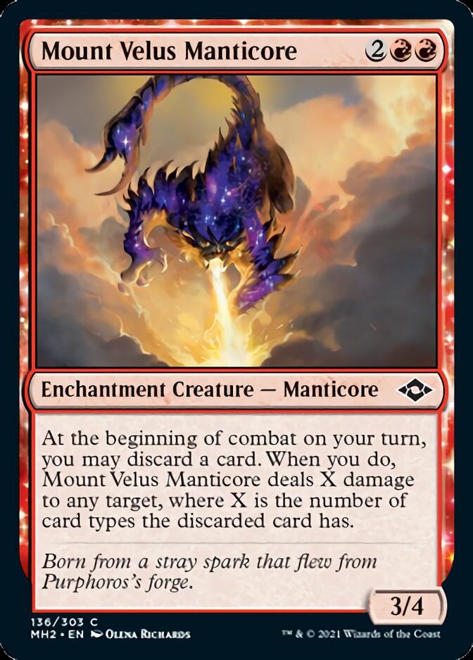 Mount Velus Manticore [Modern Horizons 2] | Exor Games Bridgewater