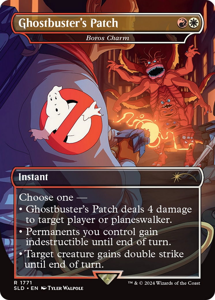 Ghostbuster's Patch - Boros Charm [Secret Lair Drop Series] | Exor Games Bridgewater