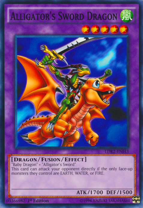 Alligator's Sword Dragon [LDK2-ENJ43] Common | Exor Games Bridgewater