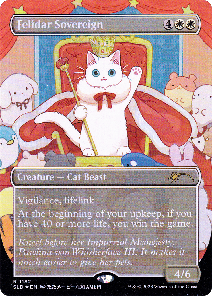 Felidar Sovereign (Borderless) [Secret Lair Drop Series] | Exor Games Bridgewater