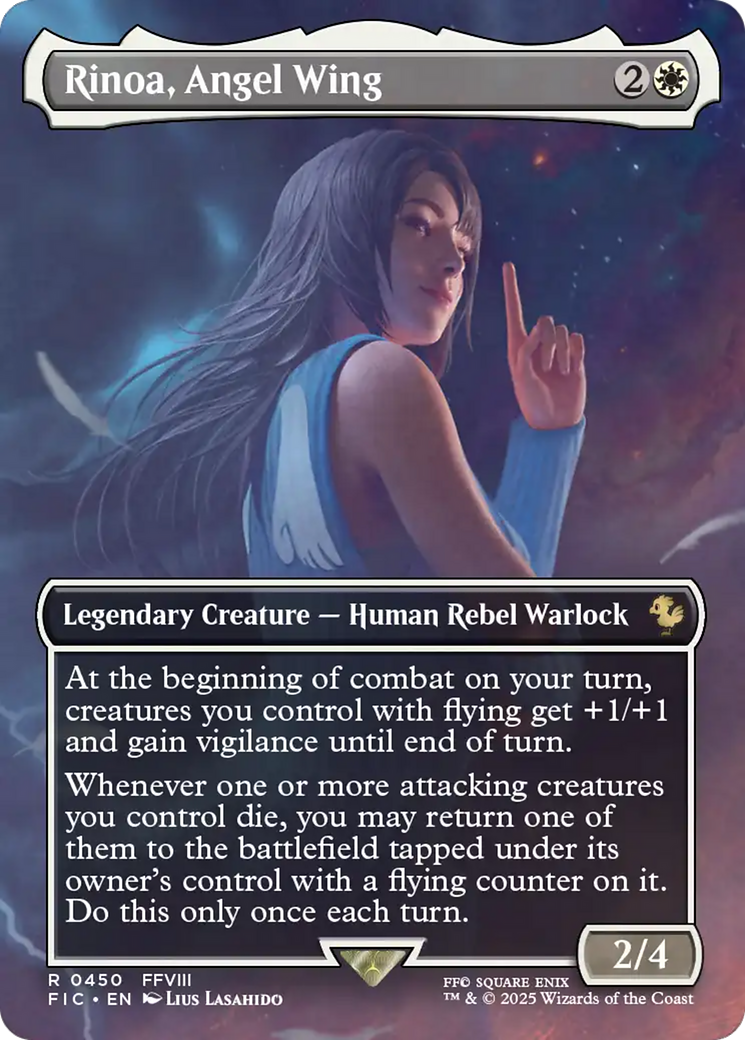 Rinoa, Angel Wing (Borderless) [FINAL FANTASY Commander] | Exor Games Bridgewater