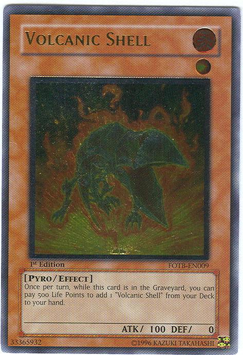 Volcanic Shell [FOTB-EN009] Ultimate Rare | Exor Games Bridgewater