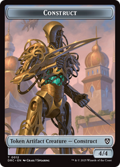 Construct // Golem (0013) Double-Sided Token [Aetherdrift Tokens] | Exor Games Bridgewater