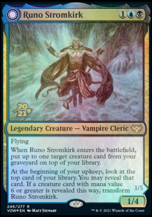 Runo Stromkirk // Krothuss, Lord of the Deep [Innistrad: Crimson Vow Prerelease Promos] | Exor Games Bridgewater