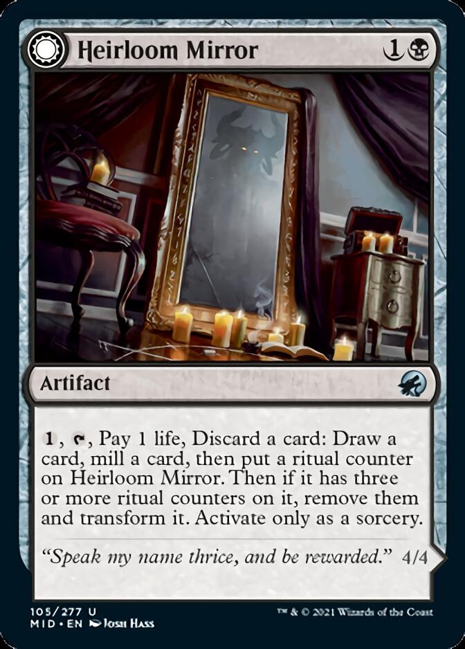 Heirloom Mirror // Inherited Fiend [Innistrad: Midnight Hunt] | Exor Games Bridgewater