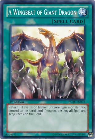 A Wingbeat of Giant Dragon [SDBE-EN023] Common | Exor Games Bridgewater