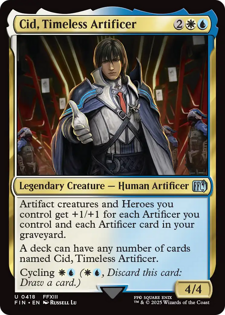 Cid, Timeless Artificer (0418) [FINAL FANTASY] | Exor Games Bridgewater