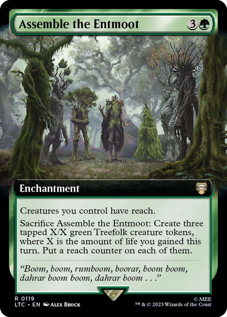 Assemble the Entmoot (Extended Art) [The Lord of the Rings: Tales of Middle-Earth Commander] | Exor Games Bridgewater