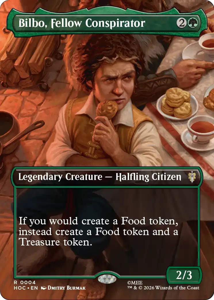 Bilbo, Fellow Conspirator (Borderless) [The Hobbit: Eternal-Legal] | Exor Games Bridgewater