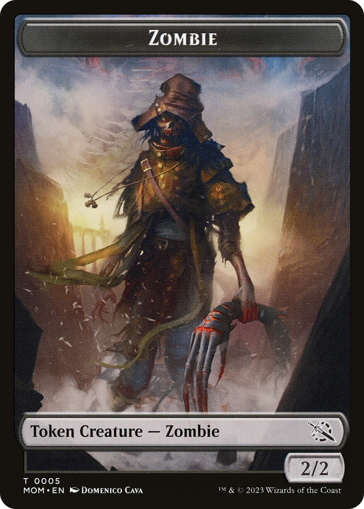 Treasure (21) // Zombie Double-Sided Token [March of the Machine Tokens] | Exor Games Bridgewater