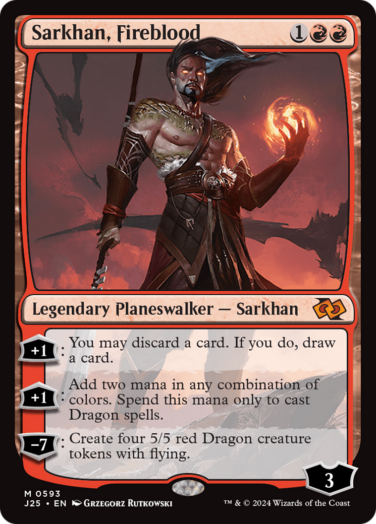 Sarkhan, Fireblood [Foundations Jumpstart] | Exor Games Bridgewater