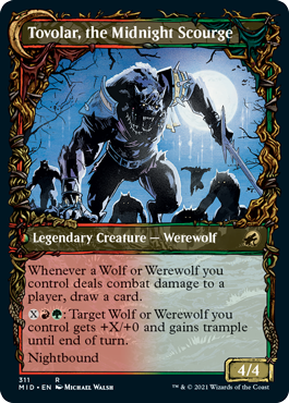 Tovolar, Dire Overlord // Tovolar, the Midnight Scourge (Showcase Equinox) [Innistrad: Midnight Hunt] | Exor Games Bridgewater