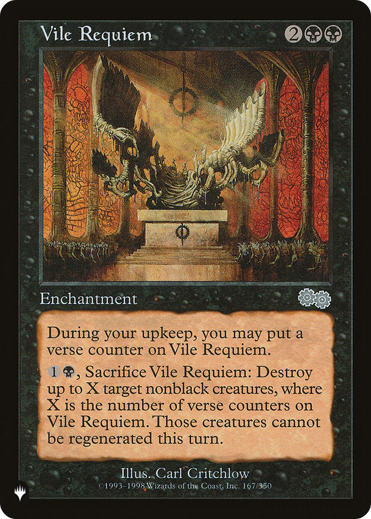 Vile Requiem (USG) [The List] | Exor Games Bridgewater