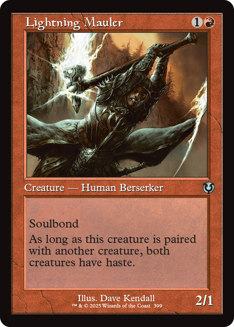 Lightning Mauler (Retro Frame) [Innistrad Remastered] | Exor Games Bridgewater