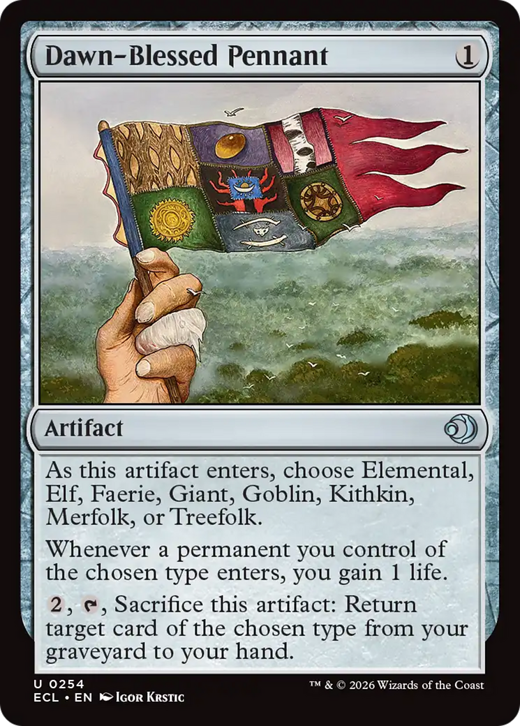 Dawn-Blessed Pennant [Lorwyn Eclipsed] | Exor Games Bridgewater