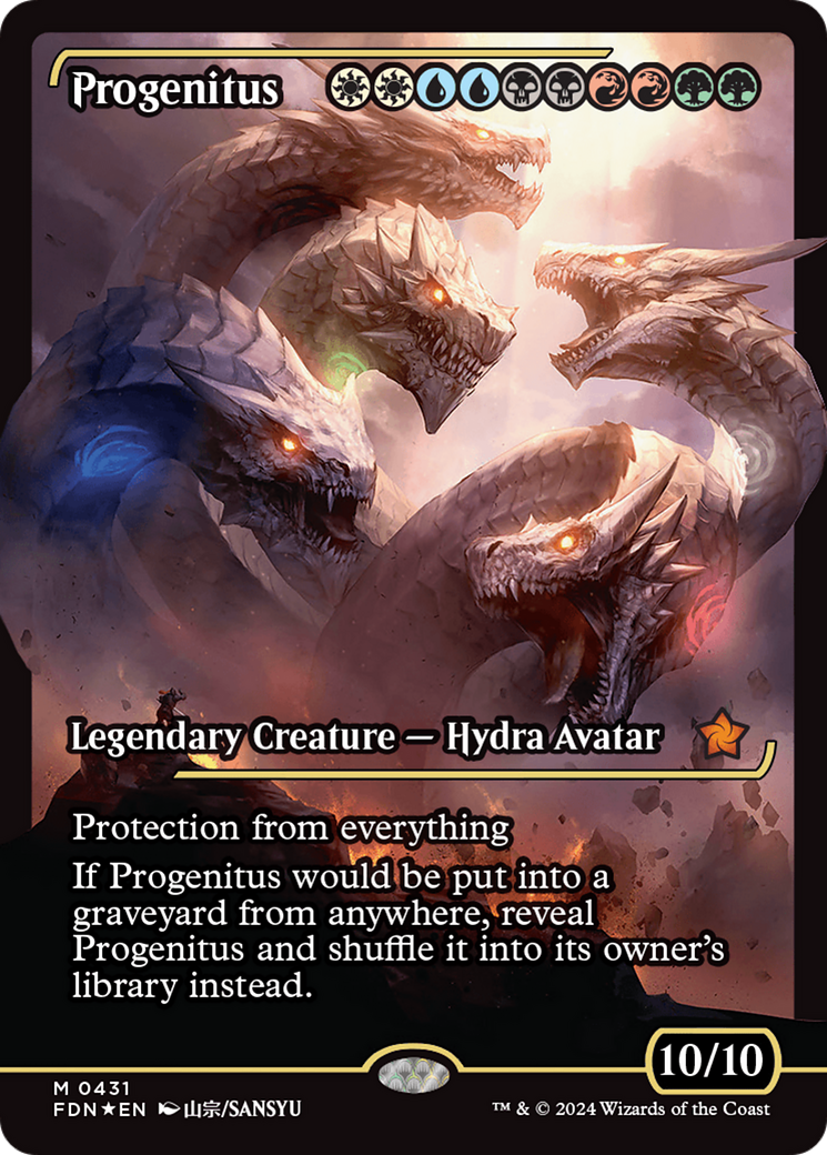 Progenitus (Showcase) [Foundations] | Exor Games Bridgewater