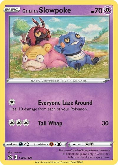 Galarian Slowpoke (SWSH126) [Sword & Shield: Black Star Promos] | Exor Games Bridgewater
