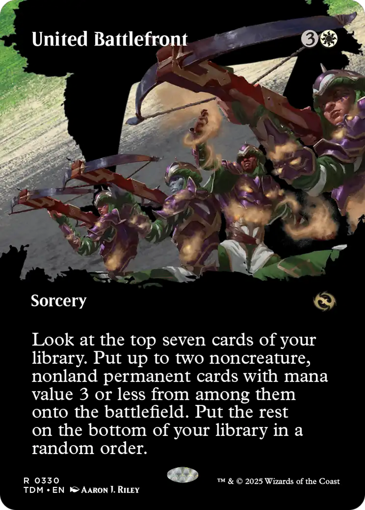 United Battlefront (Borderless) [Tarkir: Dragonstorm] | Exor Games Bridgewater